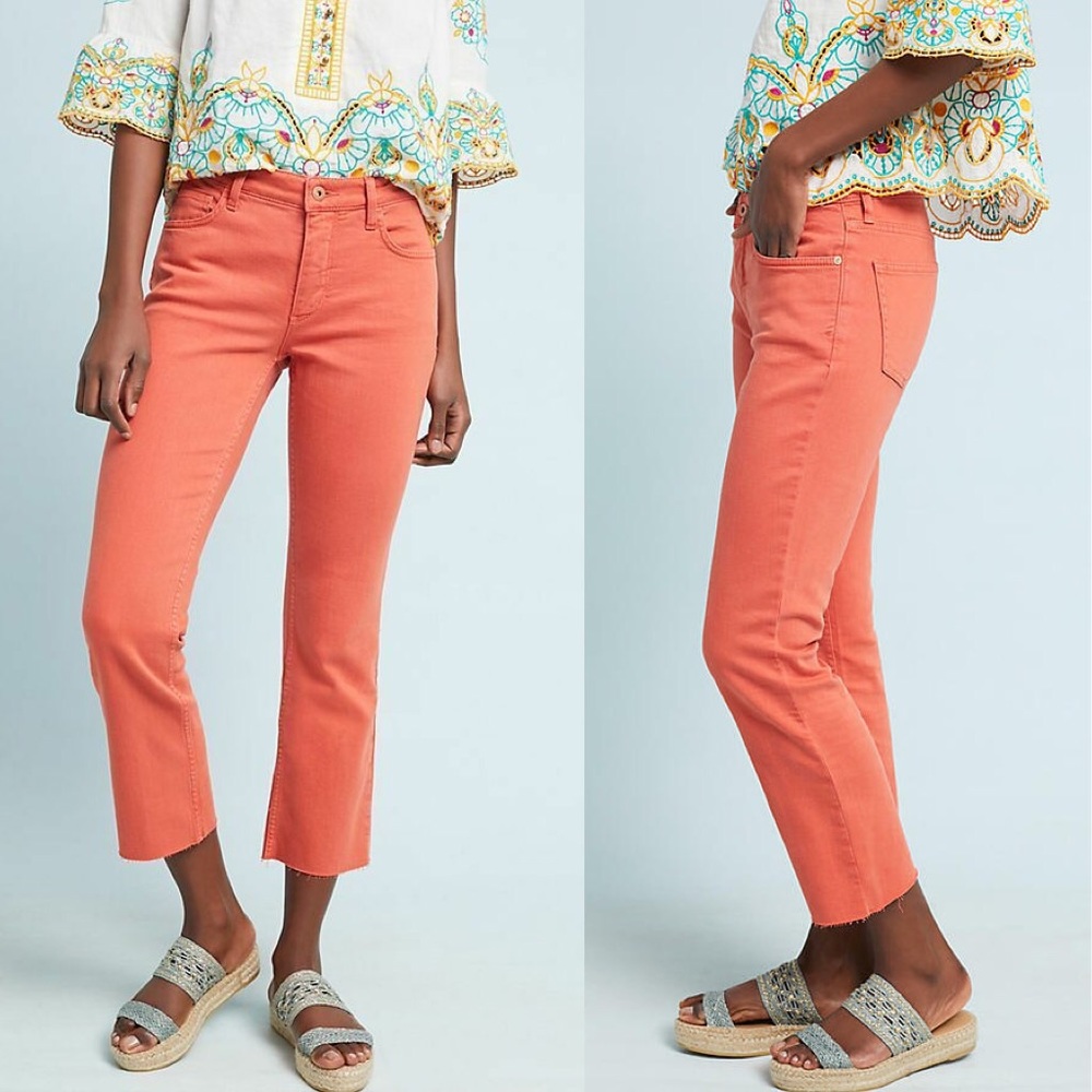 Pilcro High-Rise Cropped Bootcut Jeans